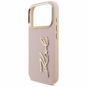 Karl Lagerfeld Karl Script Logo -suojakuori iPhone 17 Pro - pinkki