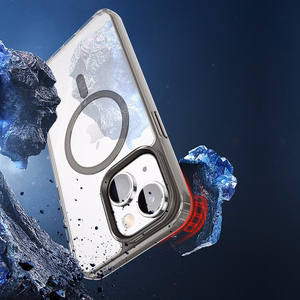 Dux Ducis Clin2 kotelo iPhone 14 Plus magneettinen suojus MagSafe harmaa