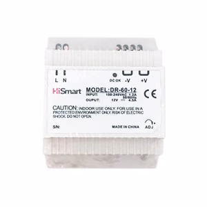Virtalähde 12V, 4,5A, 60W, DIN