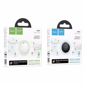 Hoco E93A Google Find My Device -yhteensopiva Paikannin Valkoinen