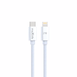 Maxlife MXUC-12 kaapeli USB-C - Lightning 2,0 m 27W - valkoinen