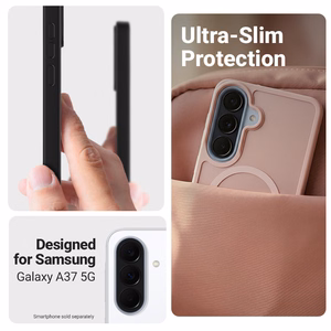 Crong Hybrid Matte Magnetic MagSafe case for Samsung Galaxy A36 / A37, pink