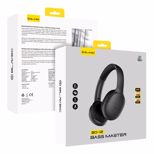 Blavec Over-ear Bluetooth-kuulokkeet BO-12 Bass Master ANC (BO12-B) musta