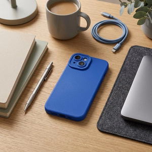 Case for iPhone 15 Matt 2.0 blue