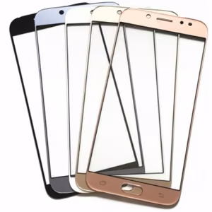 Outer Screen Glass Compatible With Samsung J730 J7 2017 Silver / Light Blue HQ