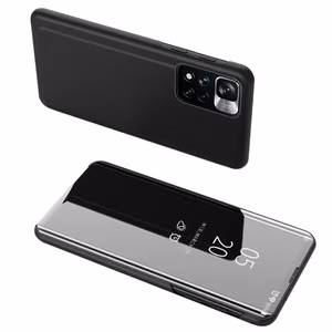 Clear View Case Flip Cover Realme 9 Pro + (9 Pro Plus) musta