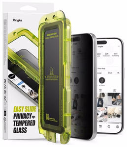 Ringke Easy Slide Privacy -panssarilasi, 2 kpl:n pakkaus iPhone 18 Pro Max -mallille
