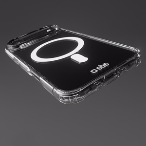 SBS Extreme Mag Suojakuori D3O-teknologialla iPhone 17 Air:lle - läpinäkyvä