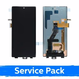 LCD-näyttö yhteensopiva Samsung N975 Note 10 Plus musta (Service Pack) (NF-versio)