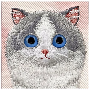 NIMMY Suojakuori BIG EYED PET 2.0 Cat iPhone 16 Pro:lle - vaaleanpunainen