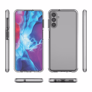 Spring Case kansi geelisuojus värillinen kehys Samsung Galaxy A13 5G musta musta