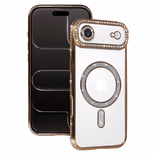 Bling MagSafe Suojakuori iPhone 17 Air:lle kultainen