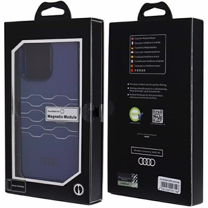 Audi IML MagSafe suojakuori iPhone 14 Pro Max:lle - sininen