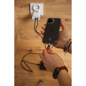 Kaapeli USB C - USB C Forcell F-Energy QC4.0 PD 3A 60W 2 m C338 musta