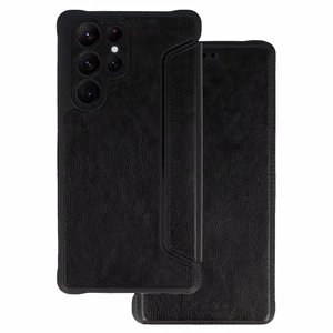 Razor Leather Läppäsuojakuori Xiaomi Redmi Note 12 5G/Poco X5:lle musta