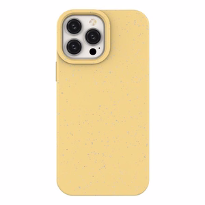 Eco Case kotelo iPhone 14 Plus silikoni hajoava suojus keltainen