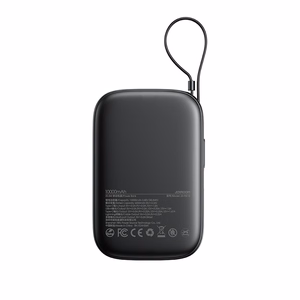 Ulkoinen akku Power Bank Joyroom JR-PBF18 22.5W Lightning-kaapelilla 10000mAh musta