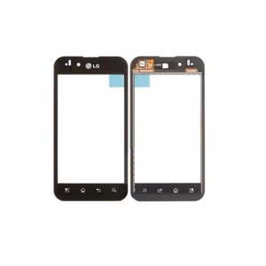 Kosketusnäyttö yhteensopiva LG P970 Optimus musta HQ