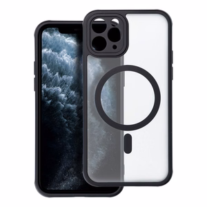 Suojakuori iPhone 11 PRO:lle Full Matte Mag Cover yhteensopiva MagSafe musta