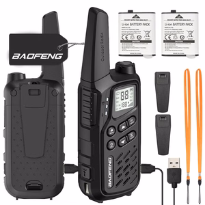 Baofeng BF-T25E -radiopuhelinsetti, 2 kpl, mustat