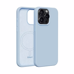 Etteri Silikoninen Mag suojakuori iPhone 15 Pro Max 6,7:lle vaaleansininen