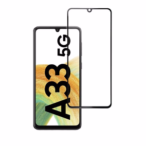 Suojalasi Blue Star - SAMSUNG A33 5G koko näytön (kehyksellä, pienikokoinen) - musta