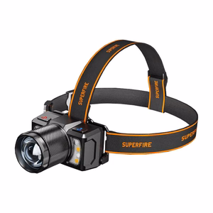 Otsalamppu Superfire HL25, 700lm, USB-C