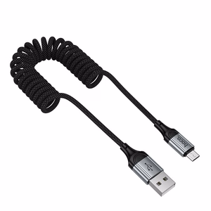 Kaapeli USB A - Micro USB Hoco 2,4A 1,5 m X121 musta