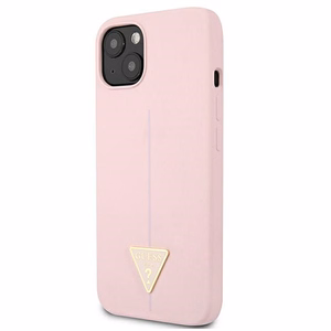 Guess GUHCP13SSLTGU iPhone 13 mini 5.4" violetti/lila kovakotelo Silikoni Kolmio