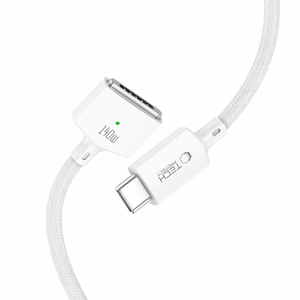 Tech-Protect MMC01 Ultraboost USB-C / MagSafe 3 140W 300cm kaapeli mallille MacBook, valkoinen