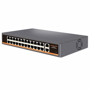PoE-kytkin 24 porttia 100Mbps +2G uplink