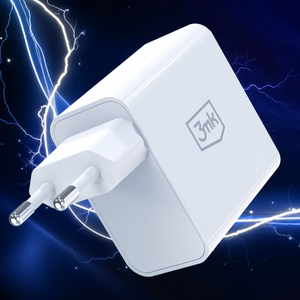 3mk FlowPower 45W 1A1C PD3.0 QC4+ seinälaturi - valkoinen