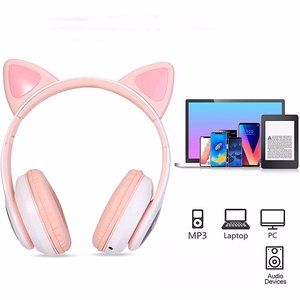 Reach Cat Glow langattomat kuulokkeet vaaleanpunainen