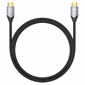 Cable HDMI 2.1 Forcell Cafule 8K 60Hz / 4K 120Hz – Ultra High Speed, HDR, eARC, VRR, 48Gbps 1 m black