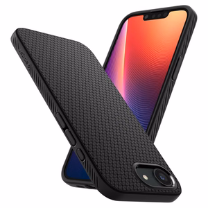 Spigen Liquid Air suojakuori iPhone 16e / 17e:lle - matta musta