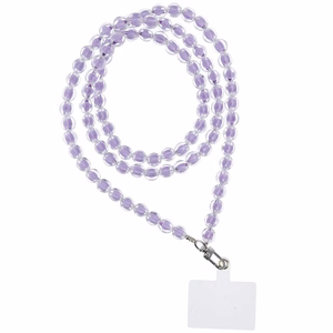 COLORFUL Puhelimen nauha / narun pituus 120 cm (60 cm silmukassa) / kaulaan - violetti