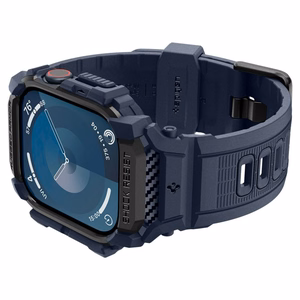 Spigen Rugged Armor Pro Apple Watch 10 (46mm) Laivastonsininen