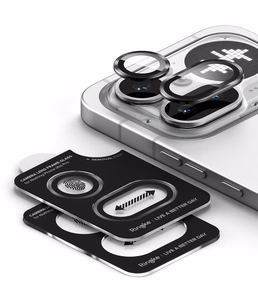 Ringke Camera Frame Protector -kamerakehyksen suoja, 2 kpl:n pakkaus, Nothing Phone 4A Pro -mallille, musta