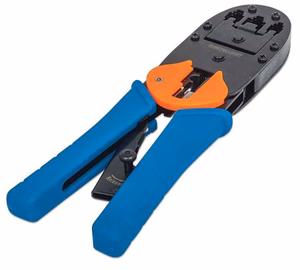 Intellinet universaali modulaaristen pistikkeiden krimpaustyökalu RJ45-, RJ12- ja RJ11-pistikkeille