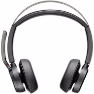HP Poly Voyager Focus 2-M USB-C-C -kuulokkeet USB-C/A-adapteri latausteline