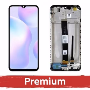 LCD-näyttö yhteensopiva Xiaomi 9A / 9C / 9AT / Poco C3 musta kehyksellä OEM