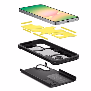 Spigen Tough Armor Suojakuori Samsung Galaxy A56 5G:lle - musta