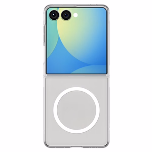 Spigen AirSkin Samsung Galaxy Z Flip 7 kristallinkirkas valkoinen