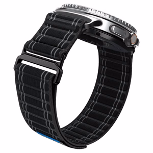 Spigen WBF1 Hihna Samsung Galaxy Watch 8/Classic (40/44/46mm) musta