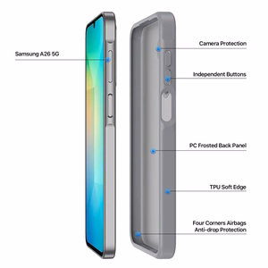 DUX DUCIS Suojakuori YIND Samsung A26 5G:lle harmaa