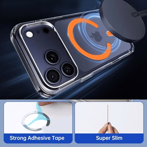 MagSafe Tech-Protect MMP-200 Magneettinen rengas puhelimelle - oranssi