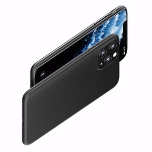 Apple iPhone 11 - 3mk Matt Case musta