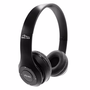 MEDIA-TECH EPSILION BT MT3591 langattomat kuulokkeet Bluetooth 4.2 mikrofoni radio FM musta