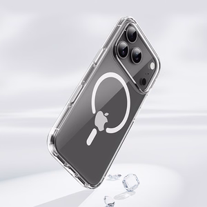 Rock Crystal Shield Series Magneettinen Suojakuori iPhone 17 Pro Max:lle läpinäkyvä
