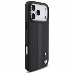 BMW M Perforated Stripe Logo MagSafe Suojakuori iPhone 17 Pro Max:lle - Sininen